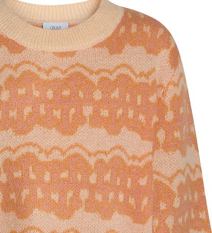 Grunt Bluse - Strik  Anele - Light Orange Grunt Bluse - Strik  Anele - Light Orange