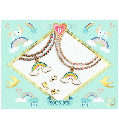 Djeco Smykkesæt - Rainbow Kumihimo Djeco Smykkesæt - Rainbow Kumihimo