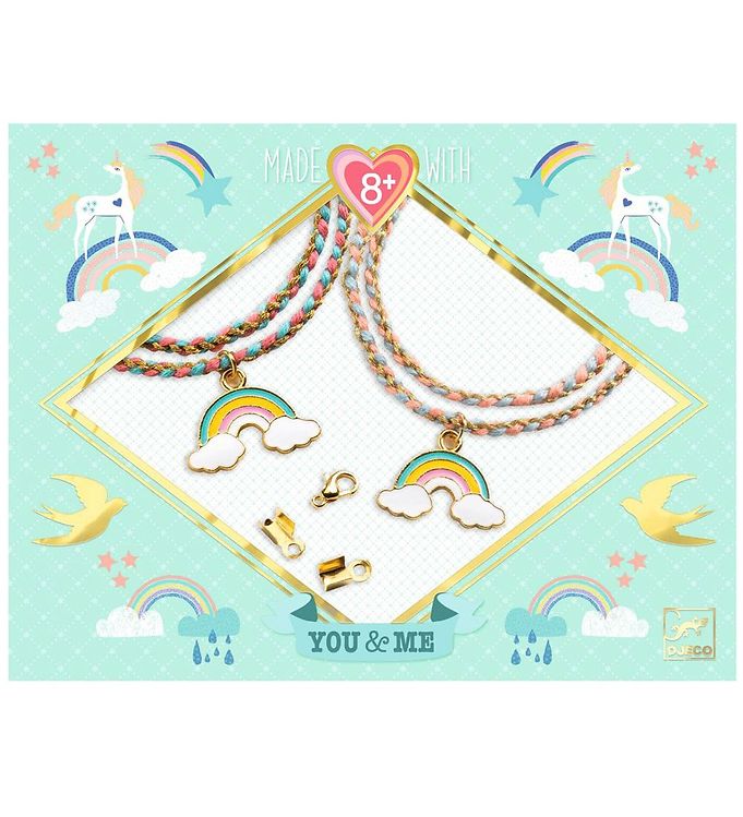 Djeco Smykkesæt - Rainbow Kumihimo