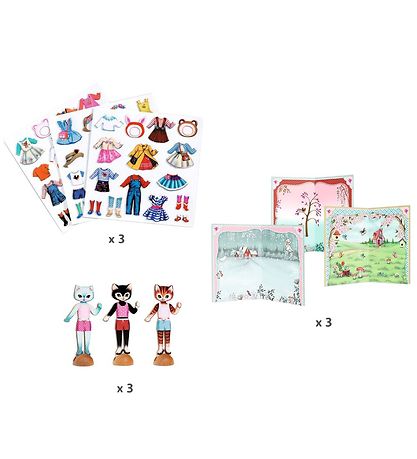 Djeco Kreasæt - Colage - Little Dressing Djeco Kreasæt - Colage - Little Dressing