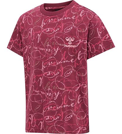 Hummel T-shirt - hmlMerry - Cordovan