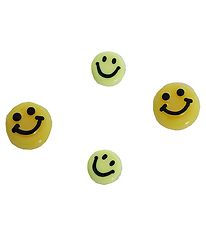 Me&My BOX Perler - Smiley 4 Stk. - Gul-Sort Me&My BOX Perler - Smiley 4 Stk. - Gul-Sort