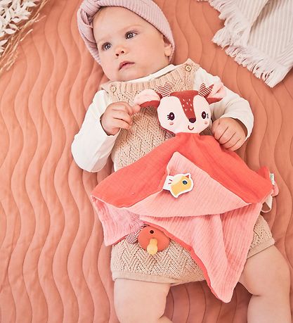 Lilliputiens Nusseklud - 32x32 cm - Stella - Rust-rød