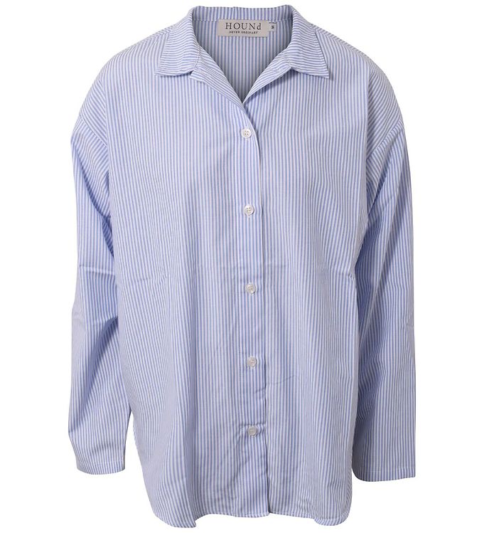 Hound Skjorte - Light Blue/Navy