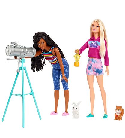 Barbie Nukkesetti - Camping Teltta ja Nuket Brooklyn Ja Malibu