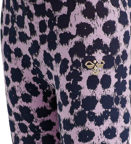 Hummel Leggings - hmlBadia - Purple/Blue