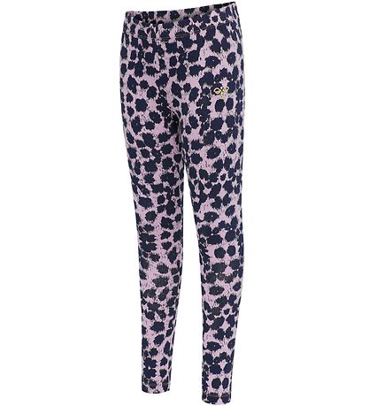 Hummel Leggings - hmlBadia - Purple/Blue