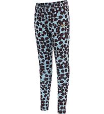 Leggings Hummel - hmlBadia - Bleu/Noir