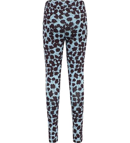 Leggings Hummel - hmlBadia - Bleu/Noir
