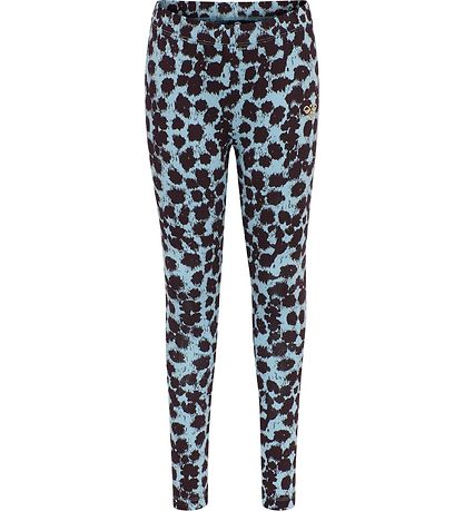 Leggings Hummel - hmlBadia - Bleu/Noir