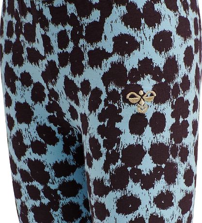 Leggings Hummel - hmlBadia - Bleu/Noir