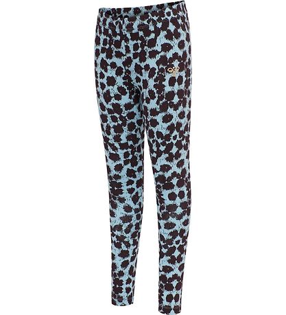 Leggings Hummel - hmlBadia - Bleu/Noir