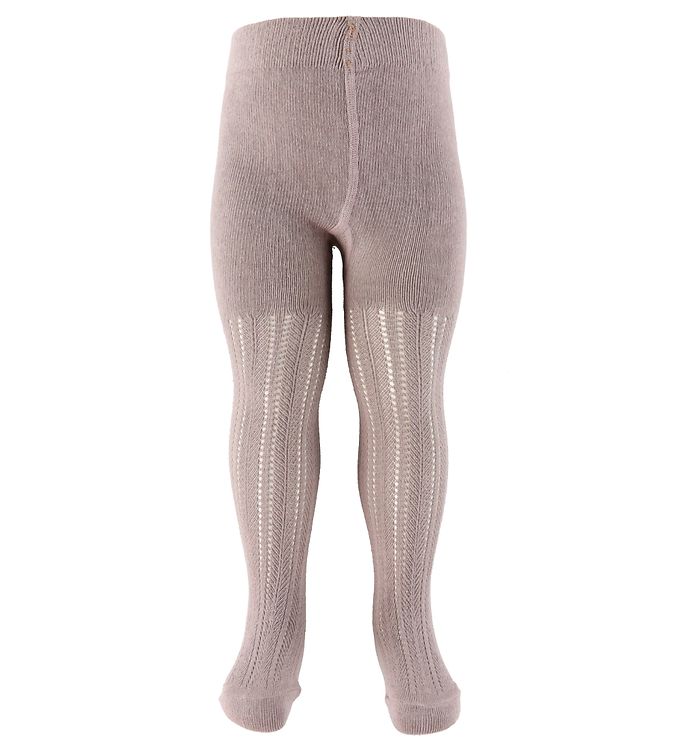 MarMar Strømpebukser - Noos - Airy Purple m. Hulmønster