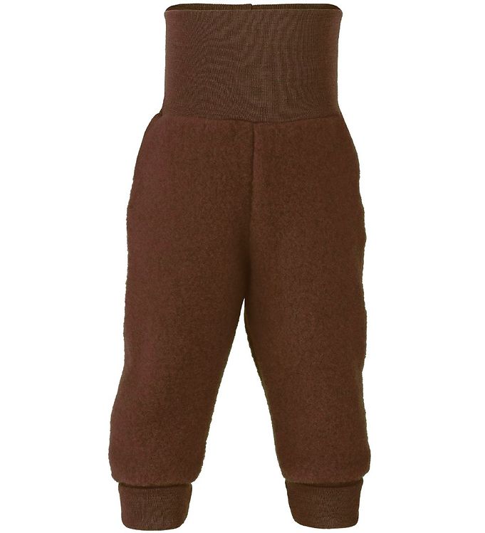 Engel Natur Baby Bukser - Uldfleece - Cinnamon Melange