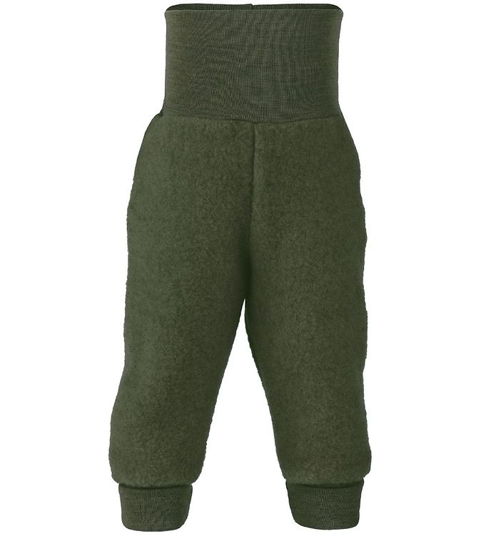 Engel Natur Baby Bukser - Uldfleece - Reed Melange