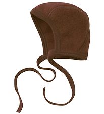 Engel Babyhjelm - Uld - Cinnamon Mélange Engel Babyhjelm - Uld - Cinnamon Mélange