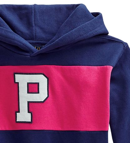 Polo Ralph Lauren Hættetrøje - Boston Commons - Blå/Pink