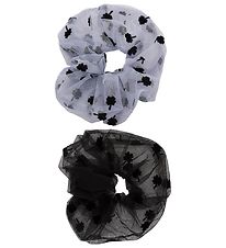 Little Pieces Scrunchies - LpJeppa - 2-pak - Purple Heather/Blac Little Pieces Scrunchies - LpJeppa - 2-pak - Purple Heather/Blac