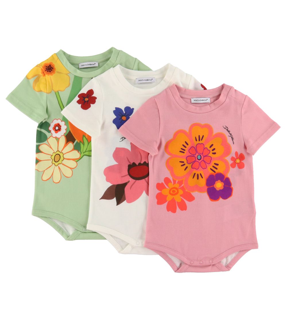 Dolce Gabbana Bodies mc - Bote Cadeau - 3 Pack - Multicolore - Dolce Gabbana - 6-9 mois - Body MC 122 €