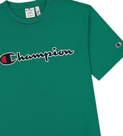 Champion Fashion T-shirt - Grøn m. Logo