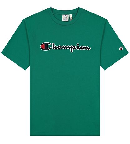 Champion Fashion T-shirt - Grøn m. Logo