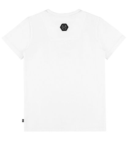 Philipp Plein T-Shirt - 1978 - Hvid m. Similisten Philipp Plein T-Shirt - 1978 - Hvid m. Similisten