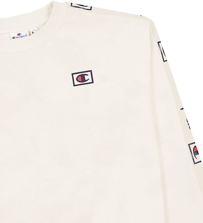 Champion Fashion Sweatshirt - Hvid/Grå m. Logo
