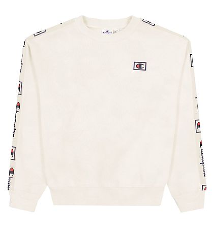 Champion Fashion Sweatshirt - Hvid/Grå m. Logo Champion Fashion Sweatshirt - Hvid/Grå m. Logo