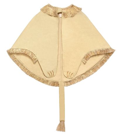 Meri Meri Udklædning - Løvekappe og Hat - Beige/Guld Meri Meri Udklædning - Løvekappe og Hat - Beige/Guld
