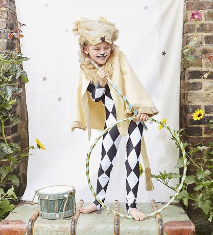 Meri Meri Udklædning - Løvekappe og Hat - Beige/Guld