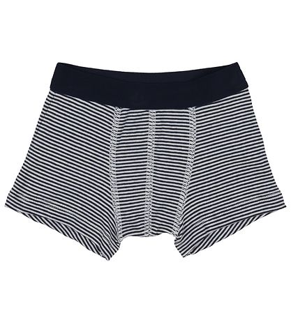 Petit Bateau Boxershorts - 2-pak - Navy/Hvidstribet Petit Bateau Boxershorts - 2-pak - Navy/Hvidstribet