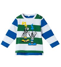 Stella McCartney Kids Blouse - Tube Scarf Paint - Green/Blue/Whi Stella McCartney Kids Blouse - Tube Scarf Paint - Green/Blue/Whi