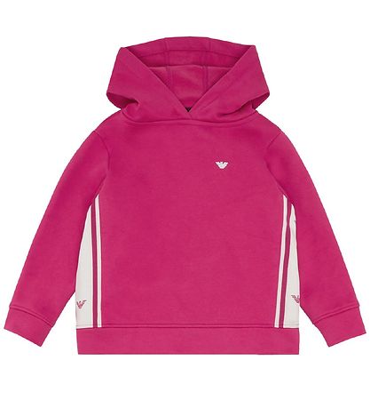 Emporio Armani Hættetrøje/Leggings - Pink m. Hvid