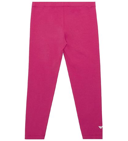Emporio Armani Hættetrøje/Leggings - Pink m. Hvid Emporio Armani Hættetrøje/Leggings - Pink m. Hvid