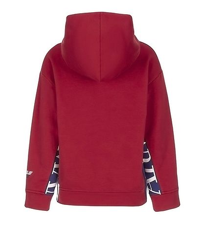 Emporio Armani Cardigan - Rød m. Blå Emporio Armani Cardigan - Rød m. Blå