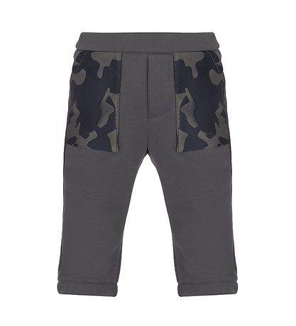 Emporio Armani Sweat Set - Charcoal Grey w. Camouflage