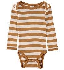 Smallstuff Body l/æ - Stribet - Hazel/offwhite