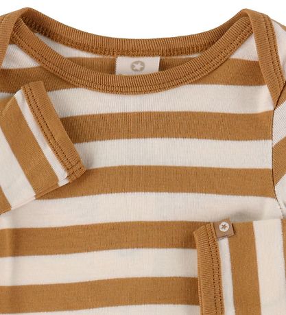 Body m/l Smallstuff - Rayures - Noisette/Offwhite