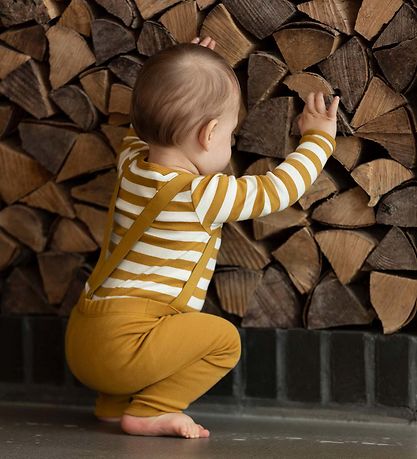 Body m/l Smallstuff - Rayures - Noisette/Offwhite