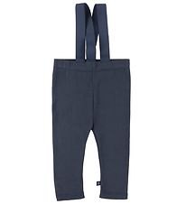 Smallstuff Leggings w. Suspenders - Blue Smallstuff Leggings w. Suspenders - Blue