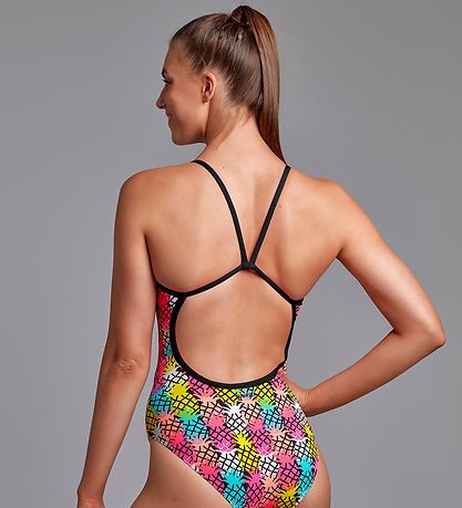 Funkita Badedragt - UV50+ - Single Strap - Pino Punch m. Ananass