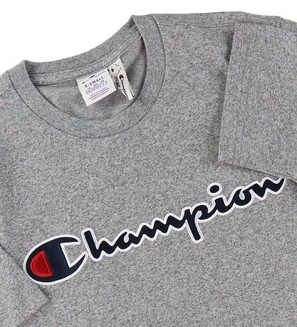 Champion Fashion T-shirt - Grå m. Logo Champion Fashion T-shirt - Grå m. Logo