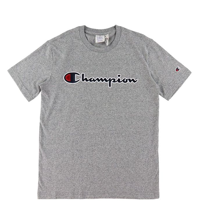 Champion Fashion T-shirt - Grå m. Logo