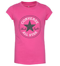 Converse T-shirt - Pink m. Logo Converse T-shirt - Pink m. Logo