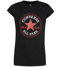 Converse T-shirt - Sort m. Logo Converse T-shirt - Sort m. Logo
