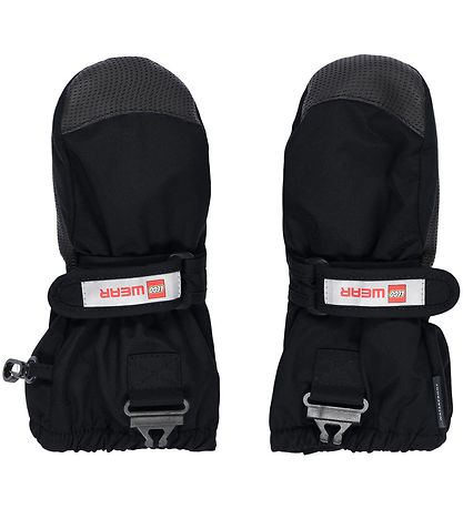 LEGO® Wear Mittens - LWAripo - Black w. Zipper