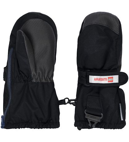 LEGO® Wear Mittens - LWAripo - Black w. Zipper