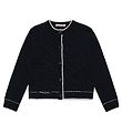 Marni Cardigan - Uld - Navy m. Hvid Marni Cardigan - Uld - Navy m. Hvid