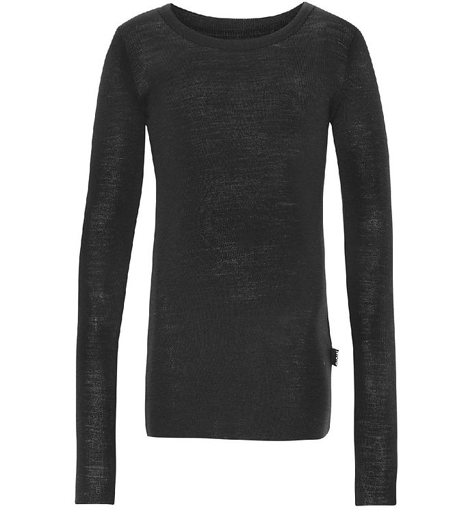 Molo Rihanna Uld Bluse - Sort