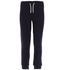 GANT Sweatpants - Crest Shield - Evening Blue m. Rød GANT Sweatpants - Crest Shield - Evening Blue m. Rød